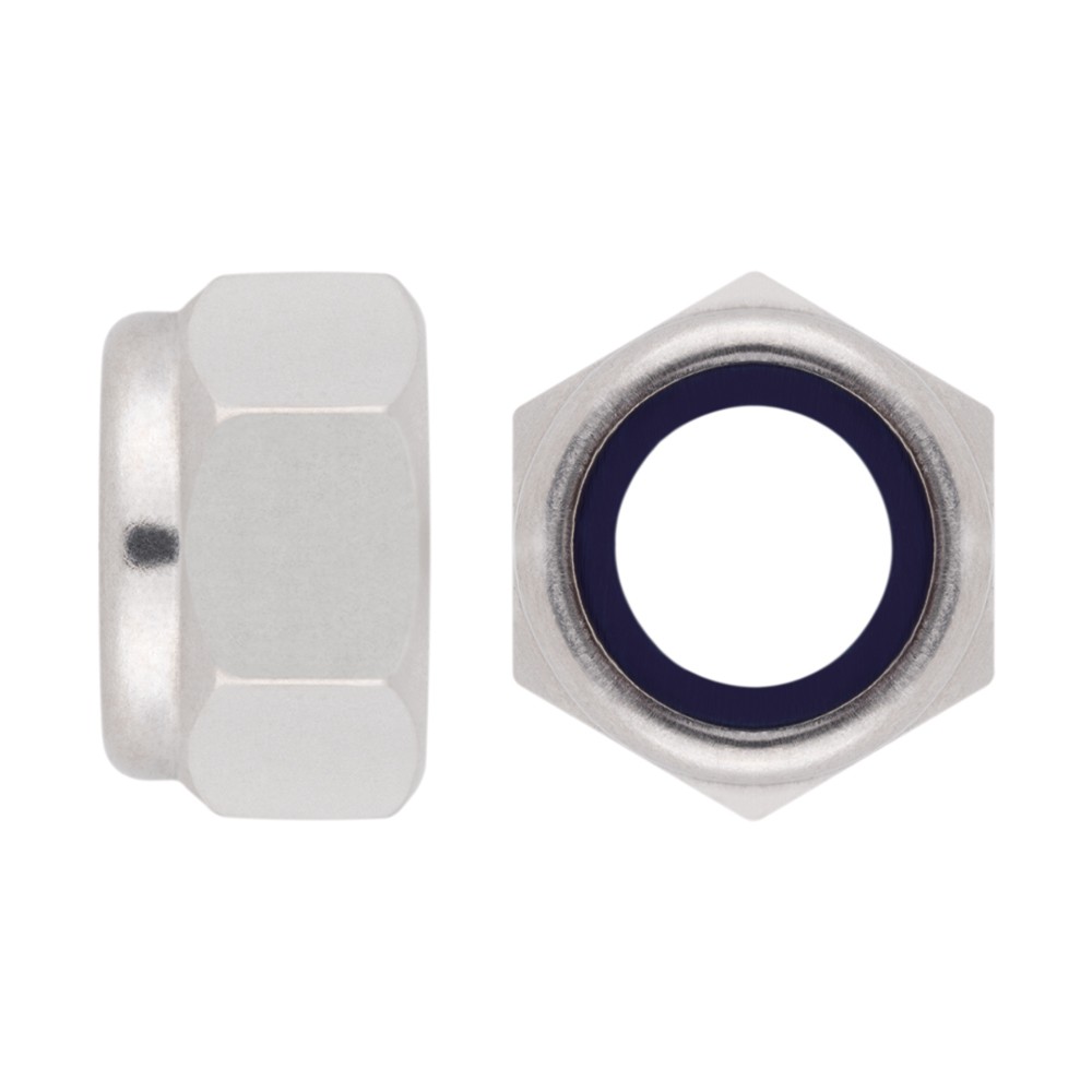 DIN-985 A2 [CP] Tuerca autoblocante. Inoxidable A2